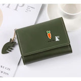 Uniwim Christmas Gifts Tri-Fold Multifunctional Small Easter Wallet