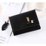 Uniwim Christmas Gifts Tri-Fold Multifunctional Small Easter Wallet