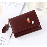 Uniwim Christmas Gifts Tri-Fold Multifunctional Small Easter Wallet