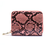 Uniwim Christmas Gifts Women Snakeskin Leather Wallet