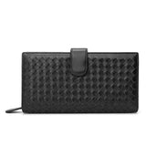 Uniwim Christmas Gifts Women Sheepskin Woven Wallet