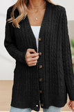 Uniwim  Casual Buttons Solid Color V Neck Cardigans(5 Colors)