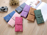 Uniwim Christmas Gifts Women Polyester PU Leather Wallet