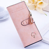 Uniwim Christmas Gifts Women Solid Colored Umbrella-Clipped Wallet