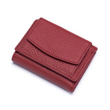 Uniwim Christmas Gifts Women Leather and Cowhide Mini Wallet