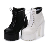 Uniwim Christmas Gifts Women's Fashion Martin Knight Boots Ankle Boots