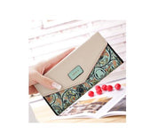 Uniwim Christmas Gifts Women Floral Patterned Long Wallet