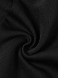 Uniwim Gloves Detail Strapless Black Mini Dress