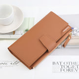 Uniwim Christmas Gifts Women Long Two-Fold Stacked Wallet