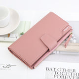 Uniwim Christmas Gifts Women Long Two-Fold Stacked Wallet