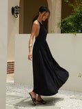 Uniwim Solid Halter Long Dress