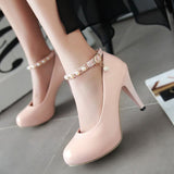 Uniwim Bead High Heels Shoes SE21711