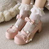 Uniwim Bow Bear Lolita Shoes SE21860