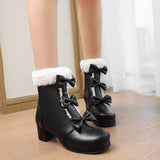 Uniwim Lolita Bow Candy Boots SE21605