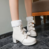 Uniwim Lolita Bow Candy Boots SE21605