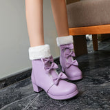 Uniwim Lolita Bow Candy Boots SE21605