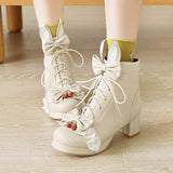 Uniwim Bunny Strawberry Bow Boots SE21900