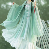 Uniwim Outfit Ideas Butterfly Flower Hanfu Dress Set