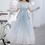 Uniwim Outfit Ideas Butterfly Lace Hanfu Dress Set