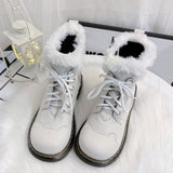 Uniwim Cute Cat Paw Lolita Boots SE22478