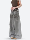 Uniwim Distressed Wide Leg Jeans