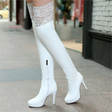 Uniwim Lace High Knee Boots SE9118