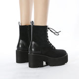 Uniwim Gothic Punk Motorcycle Boots SE21764