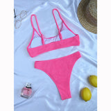 Uniwim Micro Bikini 2024 Sexy Women Swimsuit Female Rib Bikini Set Push Up Women Swimwear Brazilian Swimming Suit Bathing Suit