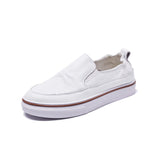 Uniwim Leather Shoes Women Sneakers Casual Women Leather Shoes Fashion Loafers Women Flats Brand Female White Shoes A1532