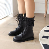 Uniwim Kawaii Fashion Bow Short Boots SE22540