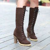 Uniwim Lace-up Heel Boots SE21221