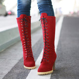 Uniwim Lace-up Heel Boots SE21221