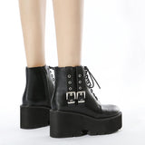 Uniwim Buckle Zipper Boots SE21622