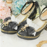 Uniwim Lolita Bow Flower Shoes SE22113