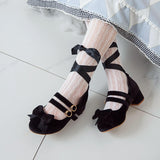 Uniwim Lolita Bow Lace-up Shoes SE21698