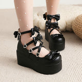 Uniwim Lolita Bow Platform Shoes SE22240