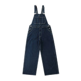 90s streetwear Oeeta Jeans Autumn American Style Overalls Men's Denim Overalls Women's Loose Denim Jumpsuit