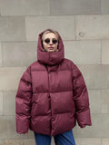 cold weather outfits Cotton-Padded Jacket 2024 Autumn and Winter New Women's Clothing Thickened Loose Warm Fashion Cotton-Padded Jacket Coat Top