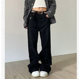 starboy outfit American Retro Washed Brown Straight Casual Pants Men's and Women's Logging Simple All-Match Loose Pants Spring and Autumn Cow