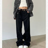 Uniwim starboy outfit American Retro Washed Brown Straight Casual Pants Men's and Women's Logging Simple All-Match Loose Pants Spring and Autumn Cow