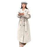 winter fits 2024 Autumn and Winter Hepburn Style Woolen Coat Mid-Length Winter Mori Small over-the-Knee Temperament Coat