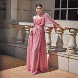 avant garde dress to impress Autumn and Winter New Women's Sexy Sling Banquet Dress Solid Color Dress