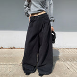 summer outfits inspo  Daddy Pants Lazy Casual Trendy Large Wide Leg Mopping High Quality Cotton Casual Pants 