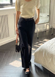 business casual outfits for women Women's Clothing 2024 Autumn New Simple Style Commuter High Waist Straight Pants Cropped Pants Casual Pants Women 04792