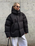 cold weather outfits Cotton-Padded Jacket 2024 Autumn and Winter New Women's Clothing Thickened Loose Warm Fashion Cotton-Padded Jacket Coat Top