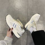 Uniwim   Fashion Spring Running Platform Women's Sneakers Sports Korean Casual New Shoes Flat Vulcanize Canvas Basket Tennis