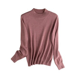 Silk Cashmere Blended Sweater Women's 2023 Autumn Winter New Classic V-Neck Sweater Bottomed Sweater Women's Top