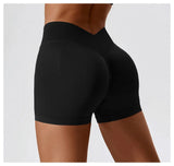 Uniwim Seamless Yoga Shorts Women Gym Clothes Cycling Shorts Sports Scrunch Butt Fitness Gym Shorts Leggings Outfit Shorts For Women