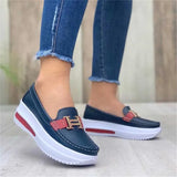 Uniwim Spring 2024 new women's single shoes comfortable high quality breathable wedges vulcanized heels flats