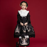 Uniwim Original Lolita Reunion World OP long-sleeved everyday elegant dress headband